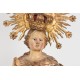 Virgen tallada siglo XVIII